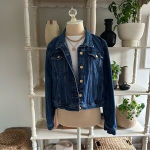 J.Crew New Classic Denim Jacket in Alicia Wash (L)
